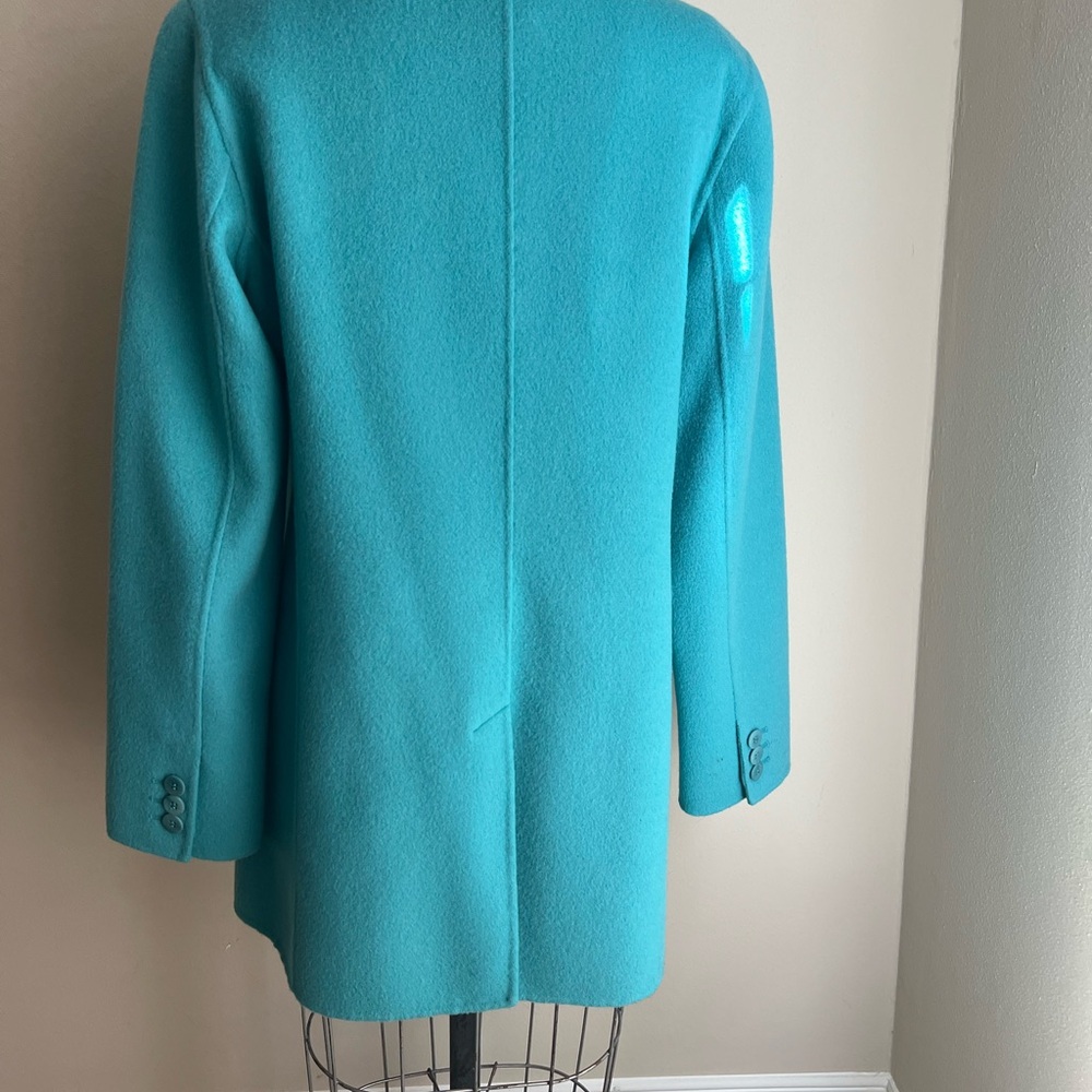 Talbots Turquoise Wool Blazer - Picture 3 of 8